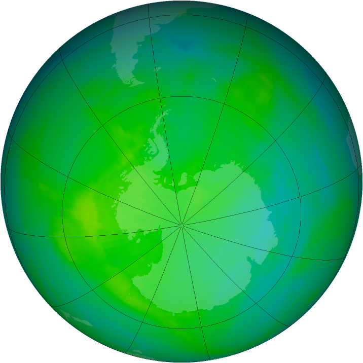 Ozone Map 1983-11-28